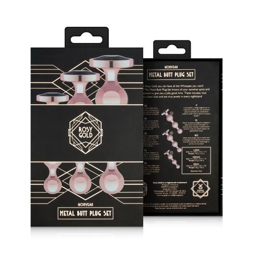 Metall Buttplug Set