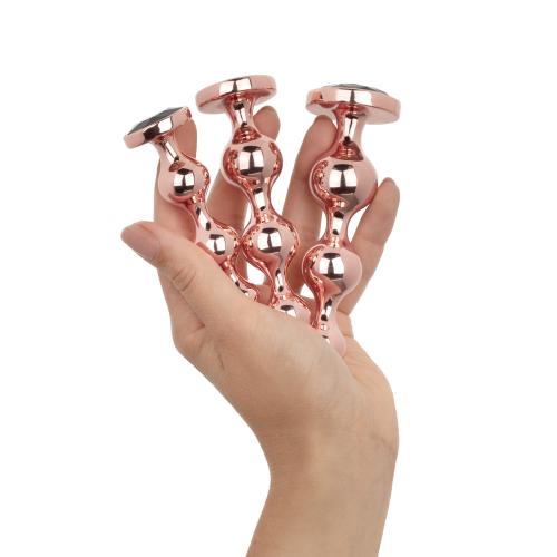 Metall Buttplug Set