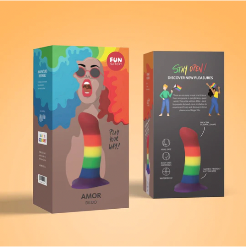 Dildo AMOR rainbow
