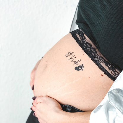 Belly Tattoos - Klebetattoos für den Babybauch