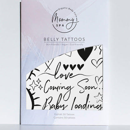 Belly Tattoos - Klebetattoos für den Babybauch